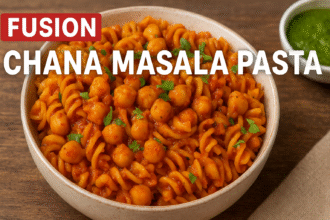 चना मसाला पास्ता
