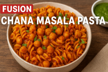 चना मसाला पास्ता