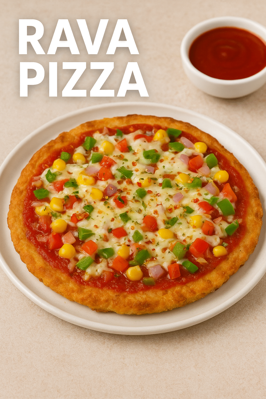 रवा पिज़्ज़ा रेसिपी