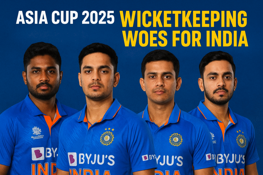 एशिया कप 2025 से पहले विकेटकीपिंग को लेकर भारत की सबसे बड़ी परेशानी