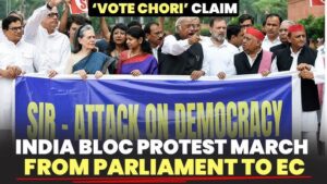 वोट चोरी विवाद: सड़क से संसद तक मचा संग्राम – विपक्ष बनाम चुनाव आयोग"